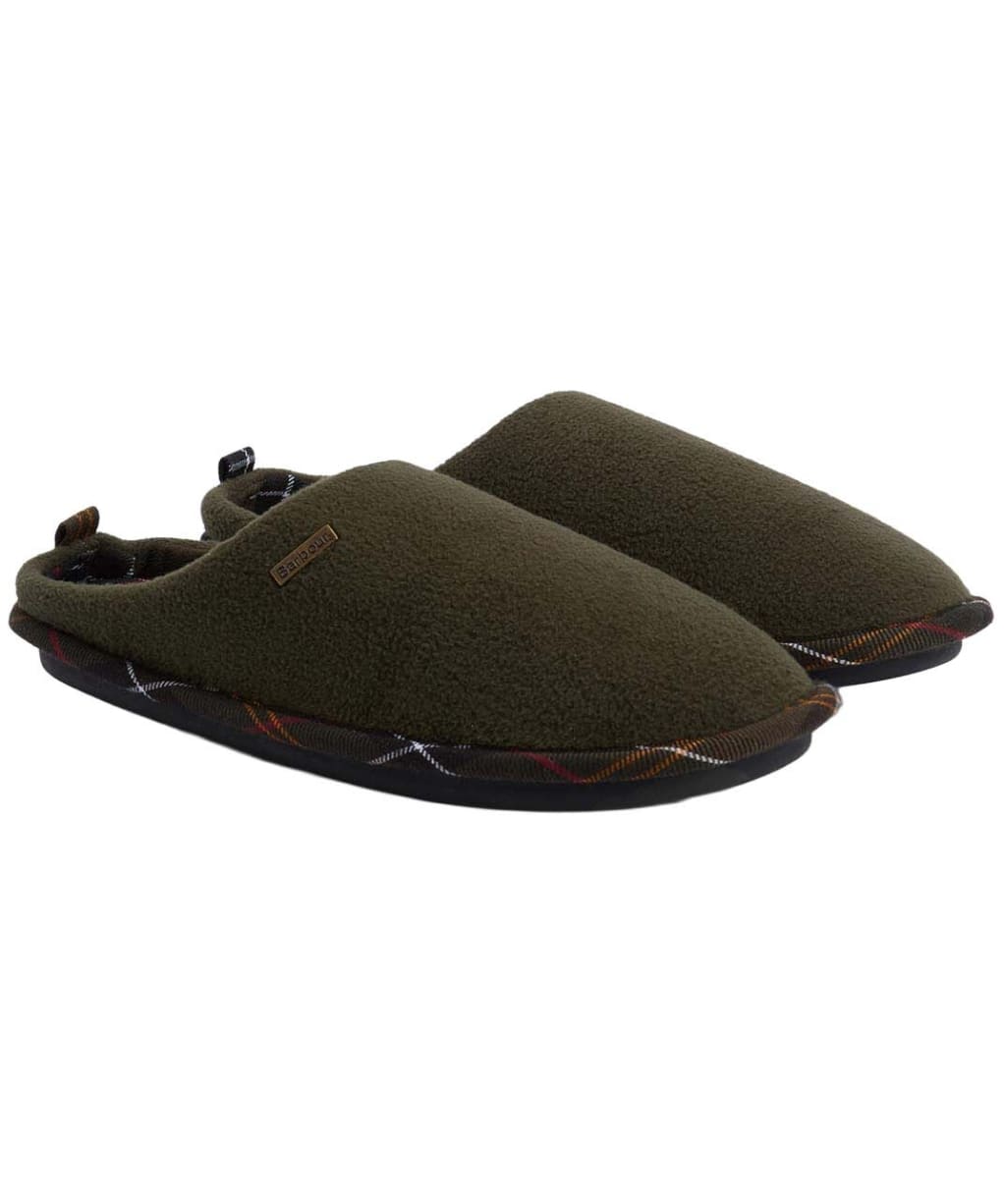 Men's Barbour Hexham Slipper - Olive
