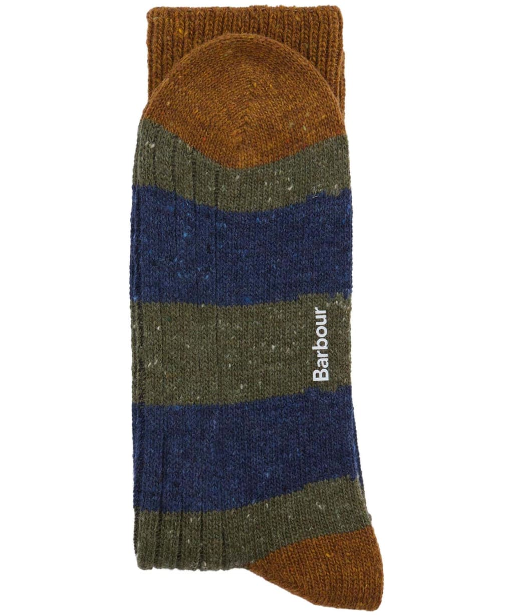 Men’s Barbour Houghton Stripe Socks - Thyme