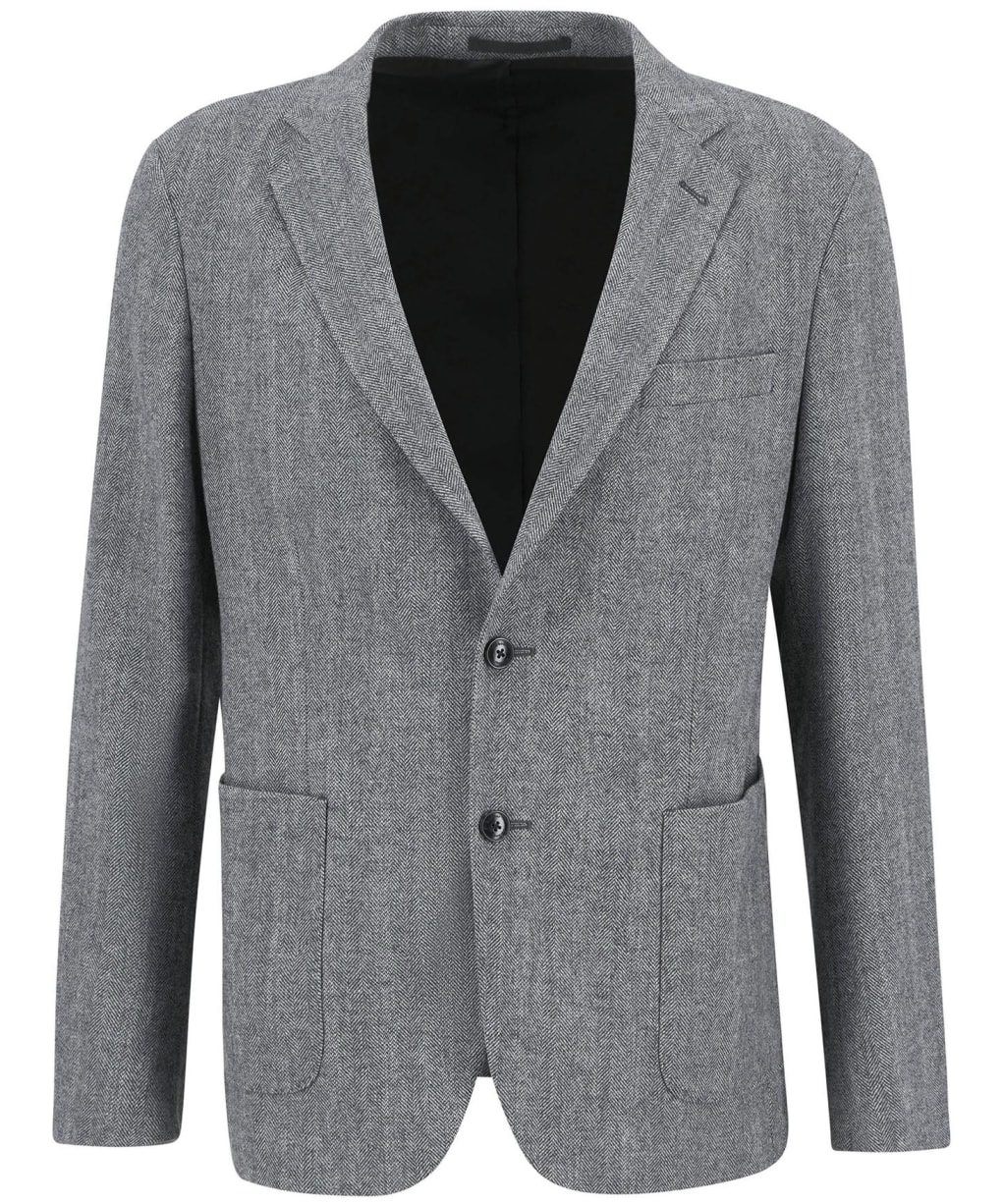Men's Barbour Sutherland Herringbone Blazer - Grey