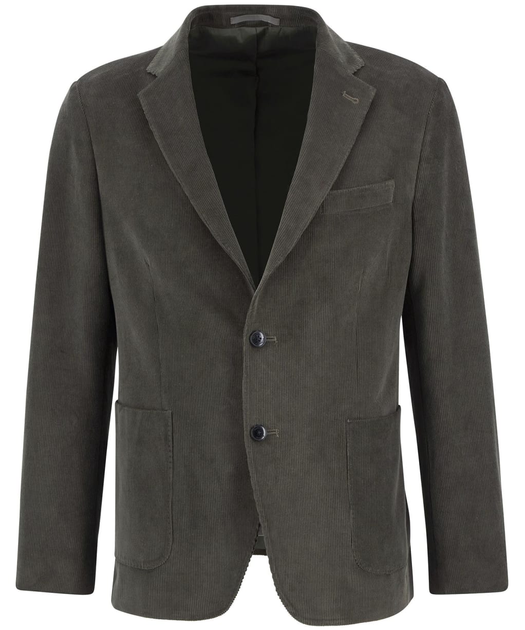 Men's Barbour Wallington Cord Blazer - Olive