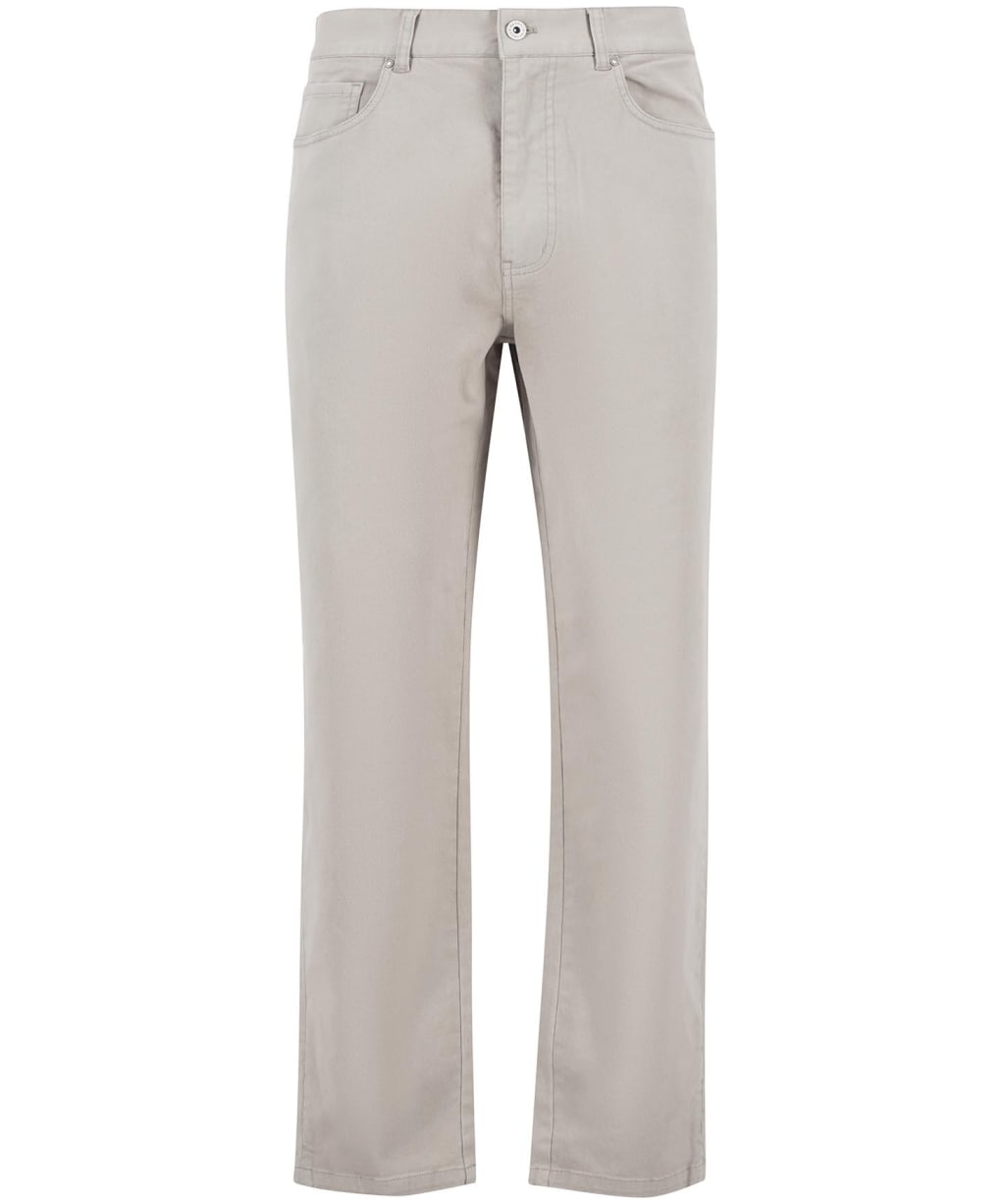 Men's Barbour Washed Stretch Twill Regular Fit Trouser - Concrete