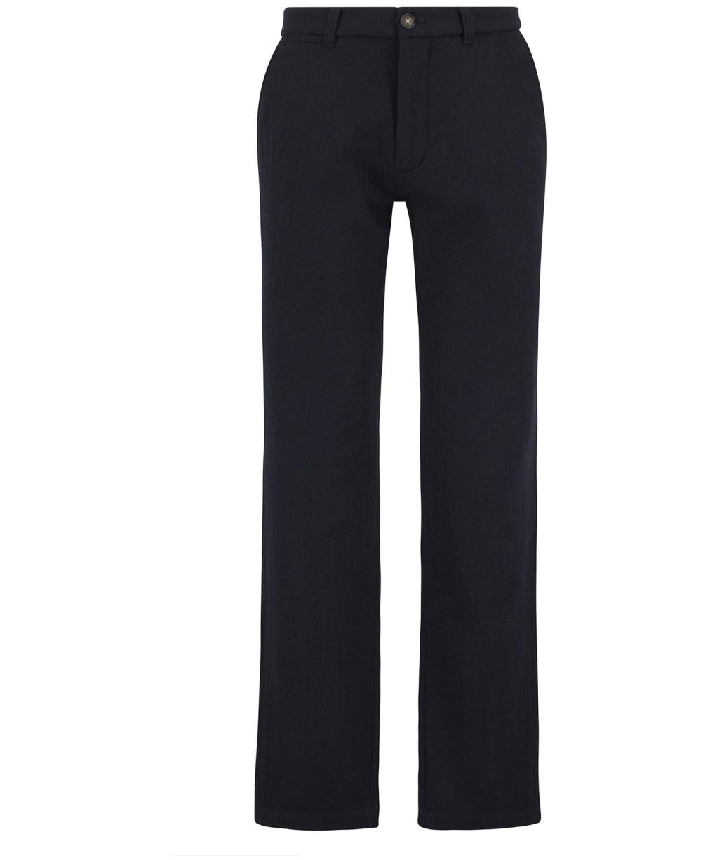 Men's Barbour Wool Blend Tailored Trouser - Navy
