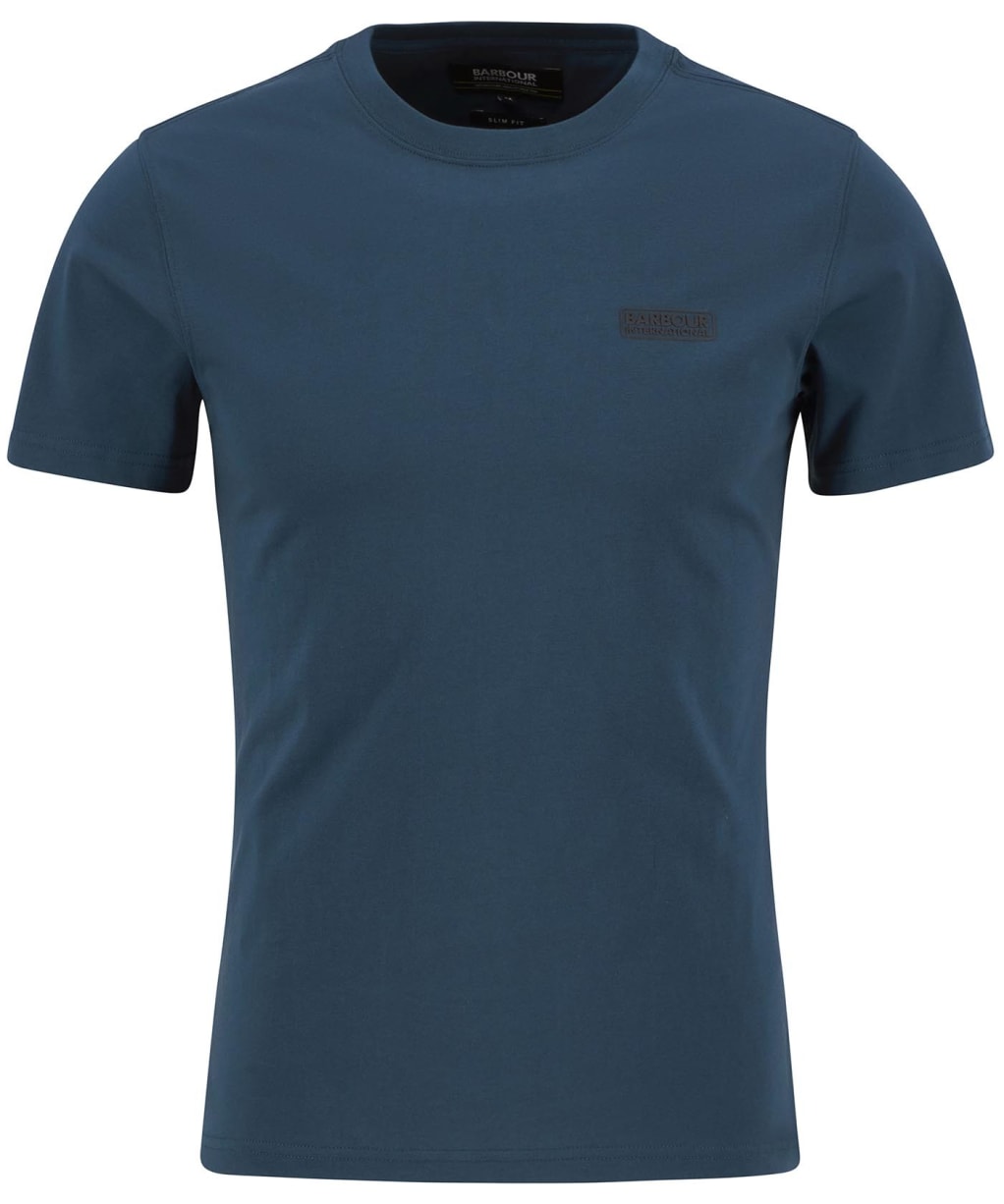 Men's Barbour International Small Logo Tee - Shaded Emerald