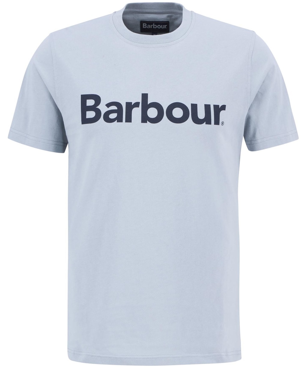 Men's Barbour Logo Tee - Mineral Blue