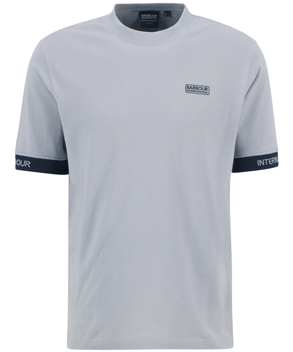 Men's Barbour International Heim Short Sleeve Cotton T-Shirt - Ultimate Grey