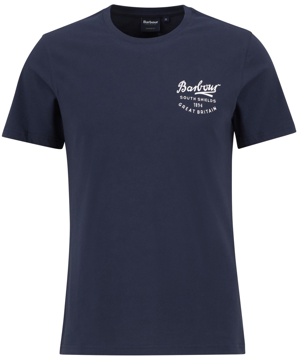 Men's Barbour Script Graphic T-Shirt - Navy