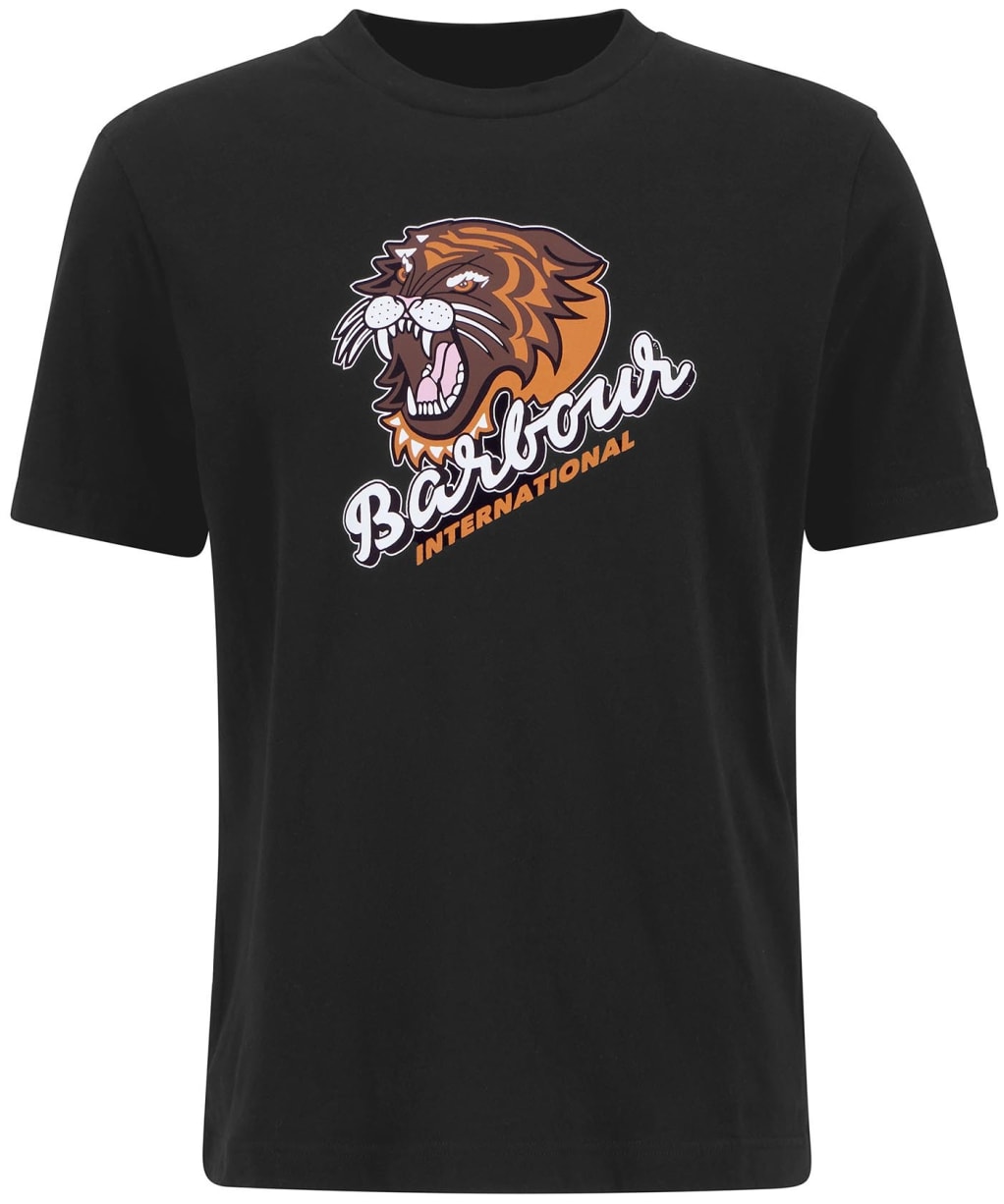 Men's Barbour International Irwin Graphic T-Shirt - Black