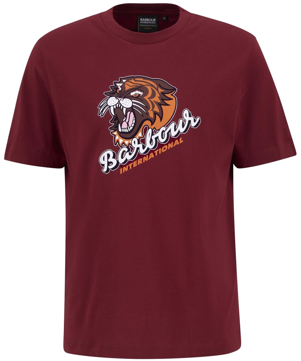 Men's Barbour International Irwin Graphic T-Shirt - Wine