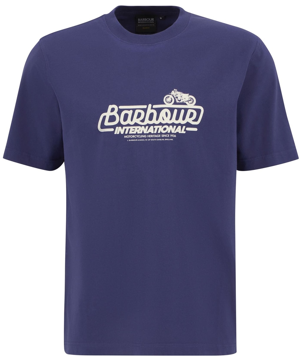 Men's Barbour International Pillion Graphic T-Shirt - Royal Blue