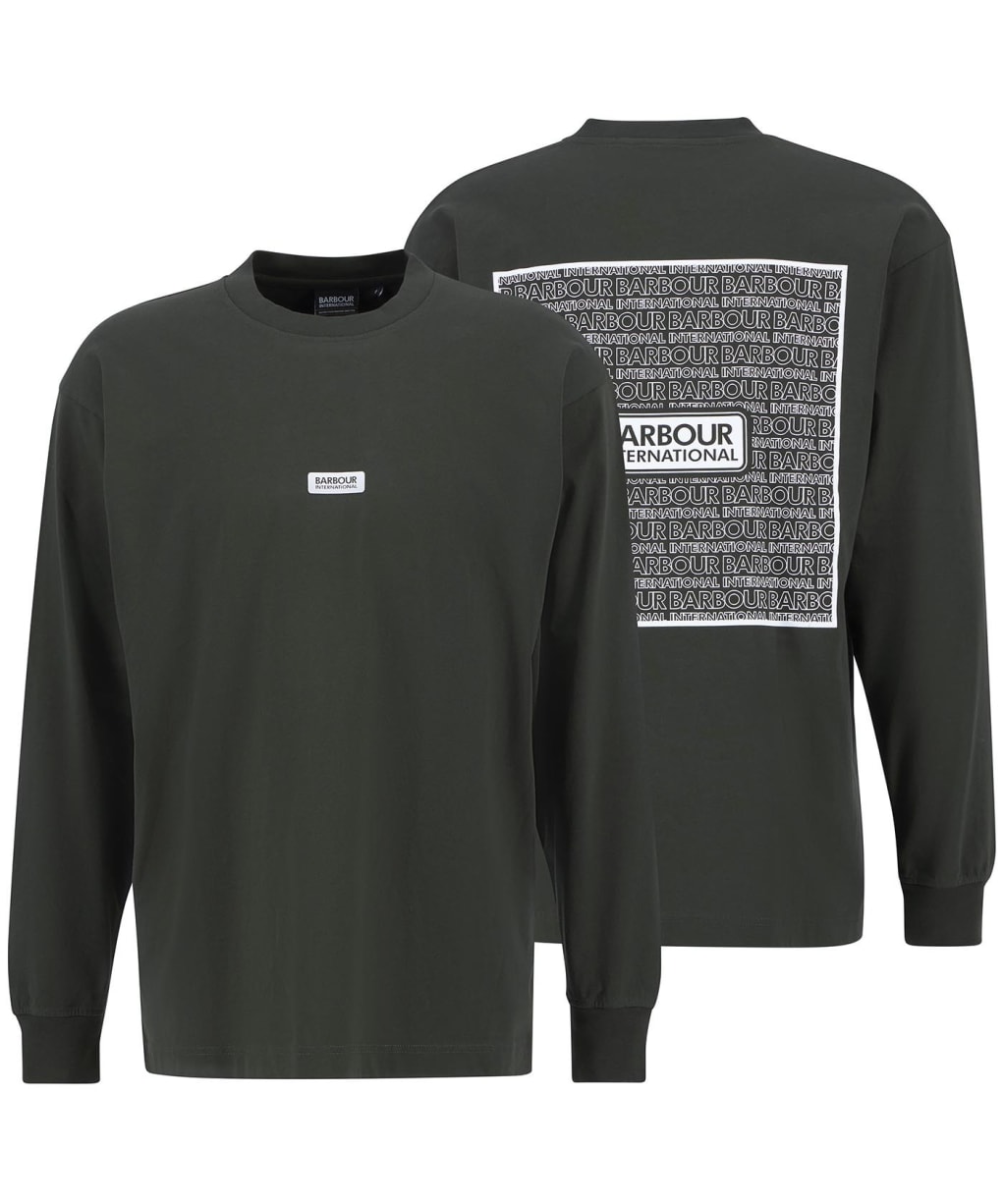 Men's Barbour International Lever Long Sleeve T-Shirt - Sage