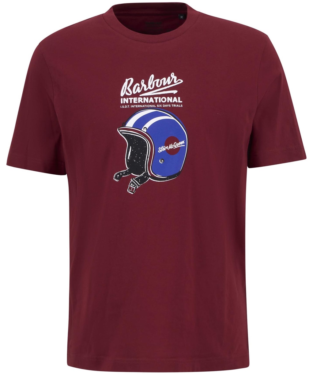 Men's Barbour International Vecton T-Shirt - Wine