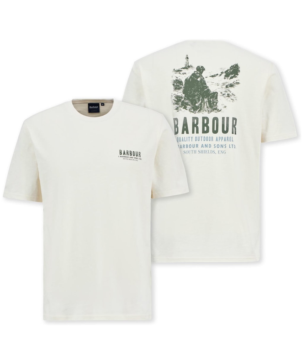 Men's Barbour Glencorse Relaxed Graphic T-Shirt - Whisper White