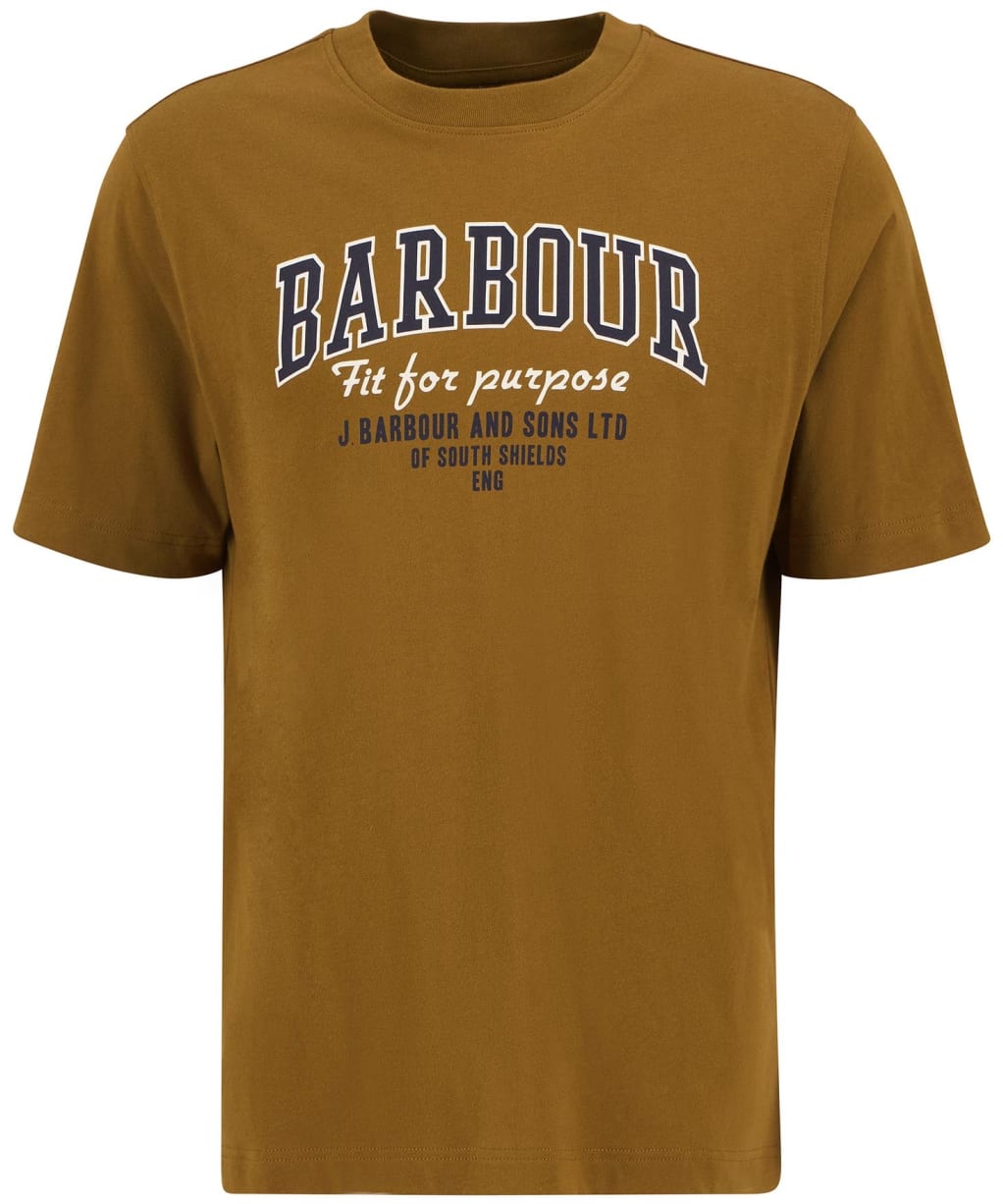 Men's Barbour Fort Relaxed Graphic T-Shirt - Bronze Brown