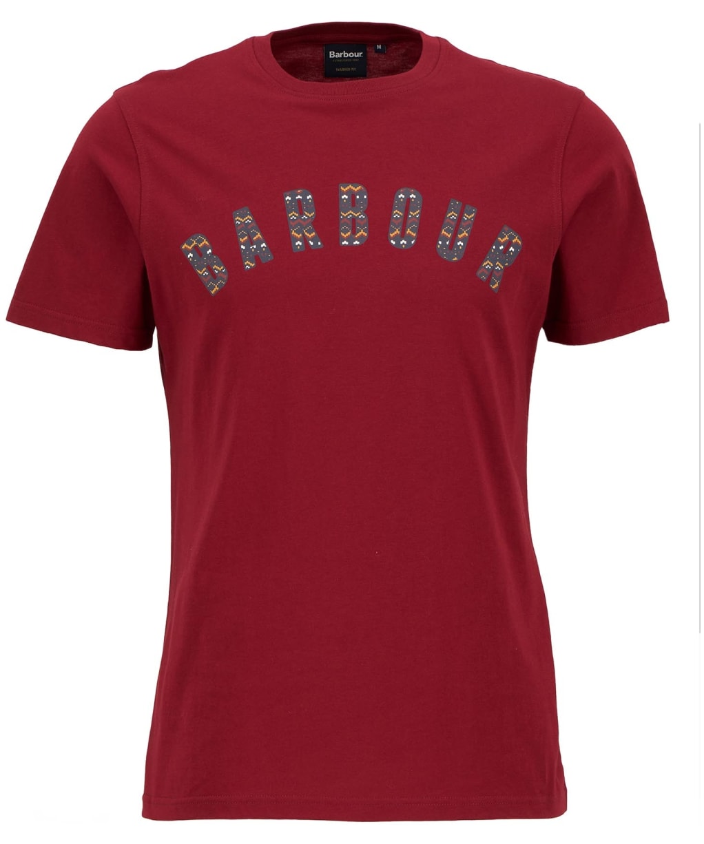 Men's Barbour Boughs Graphic T-Shirt - Biking Red
