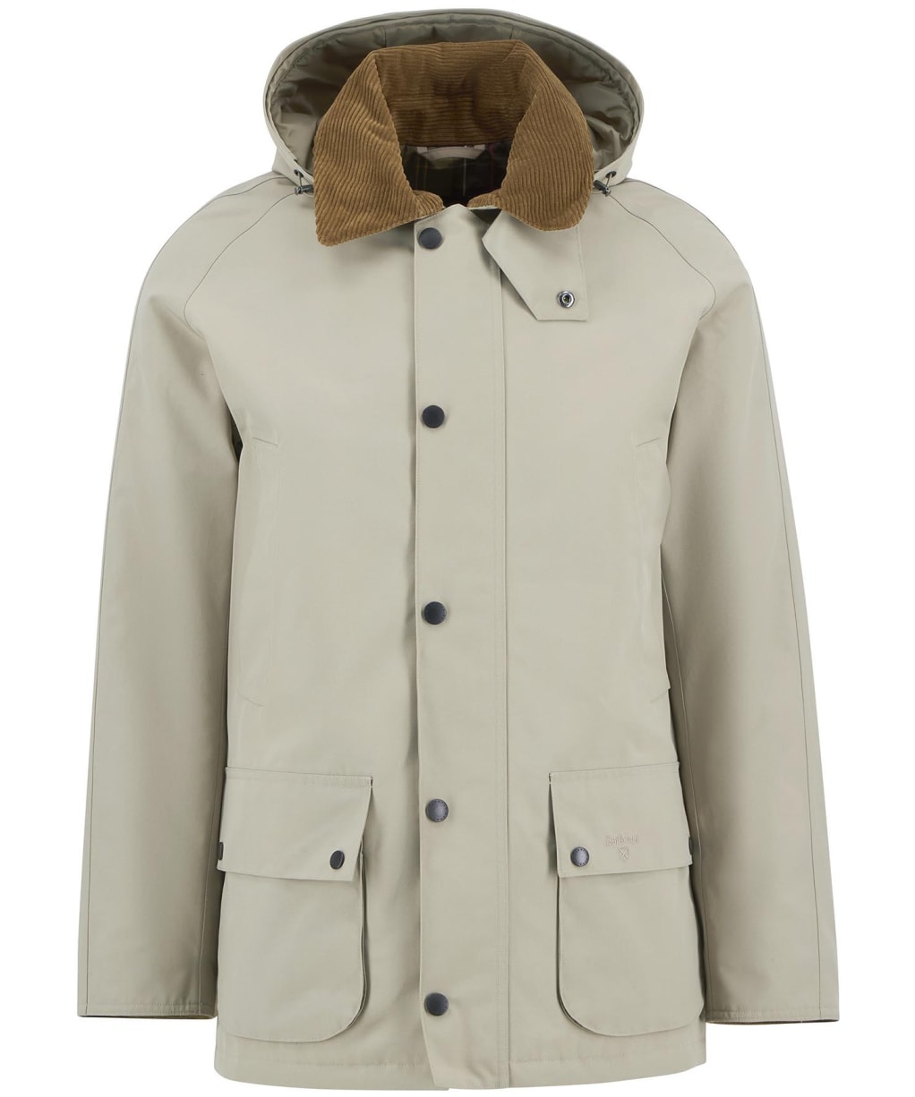 Men's Barbour Winter Ashby Waterproof Jacket - Washed Stone