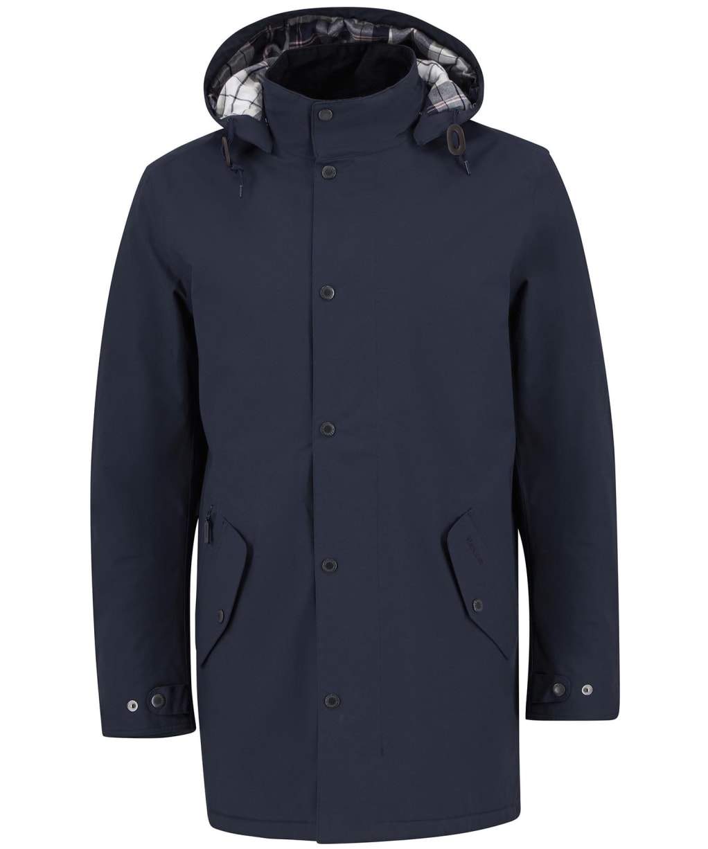 Men's Barbour Chelsea Mac Waterproof Jacket - Navy
