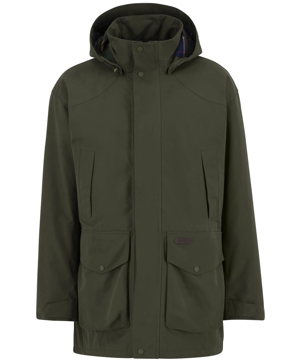 Men's Barbour Farlam Waterproof Jacket - Olive