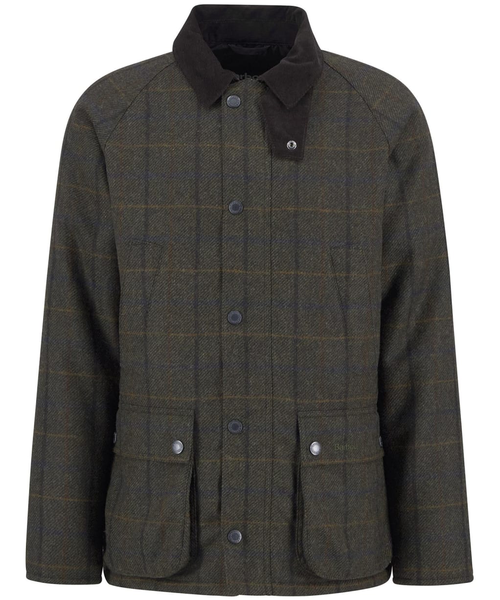 Men's Barbour Bedale Check Wool Jacket - New Brown