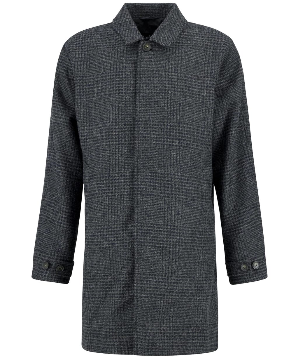 Men's Barbour Lorden Wool Overcoat - Charcoal