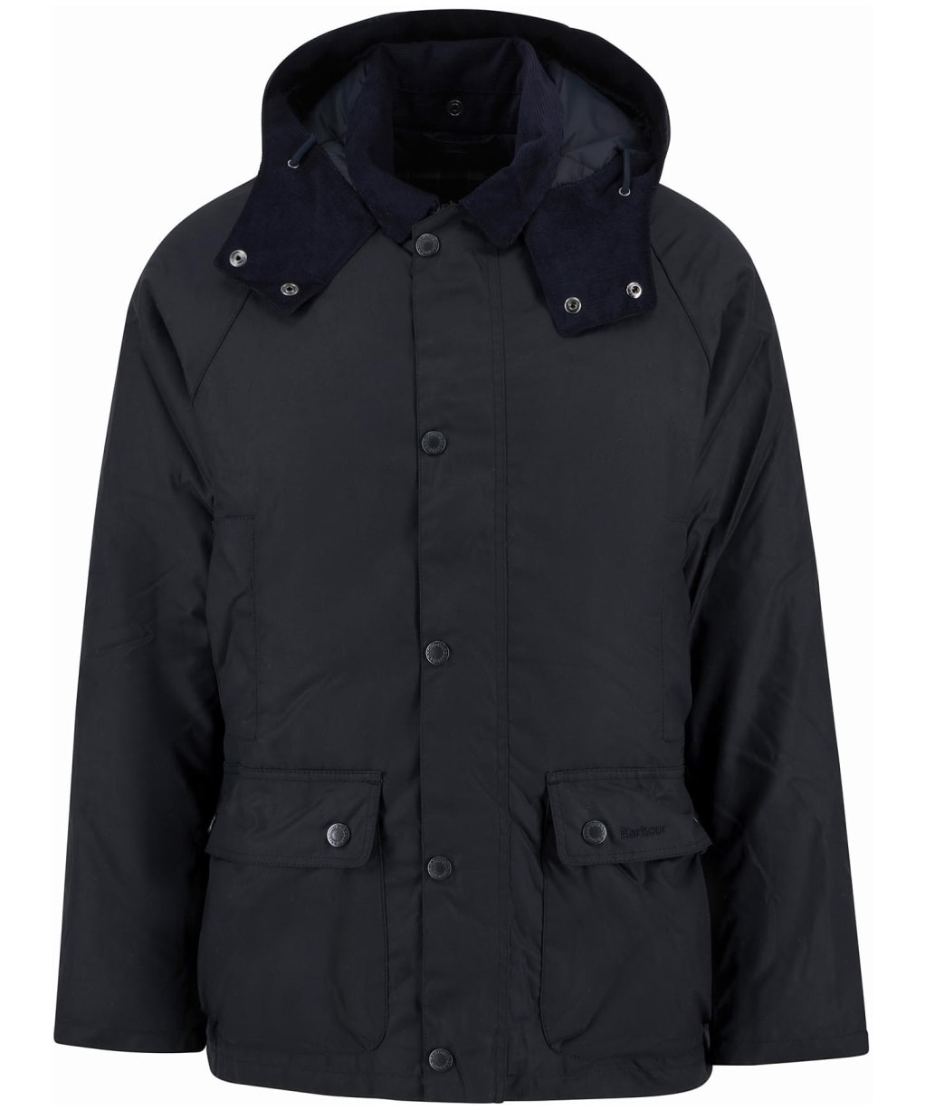 Men's Barbour Modern Beaufort Waxed Jacket - Navy / Midnight Oak