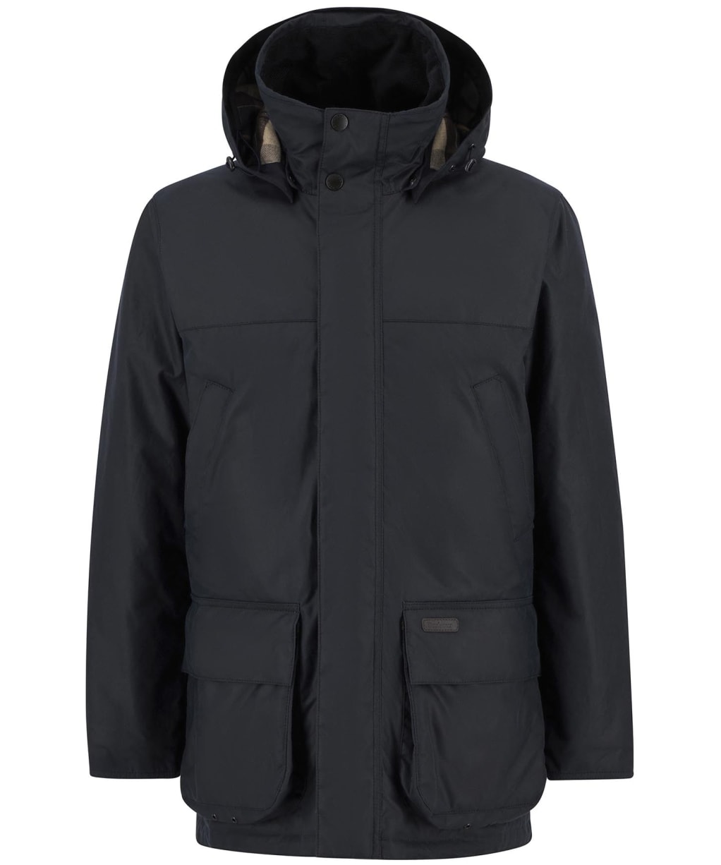 Men's Barbour Bleaberry Waxed Jacket - Navy