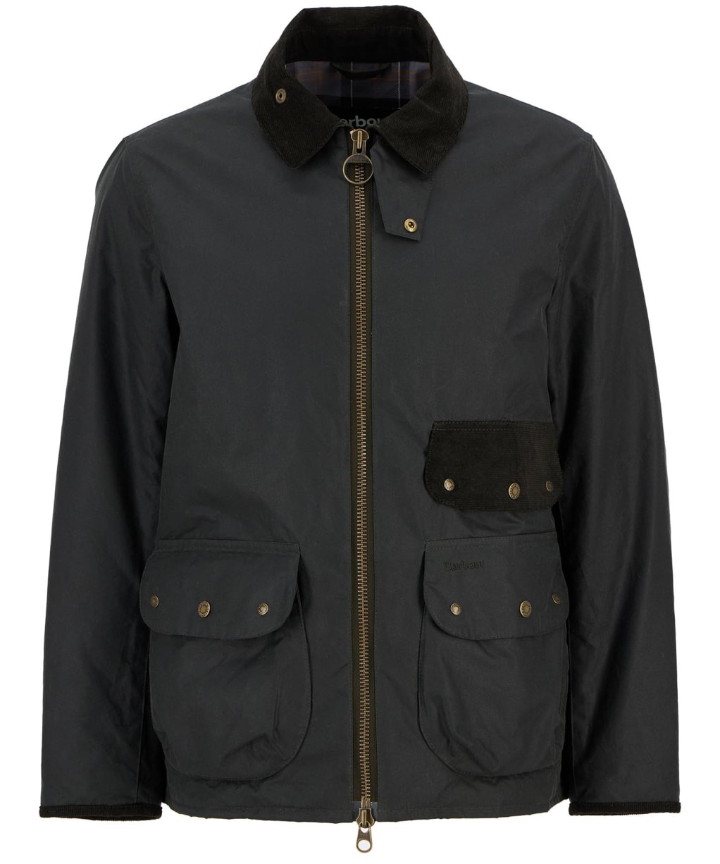 Men's Barbour Jig Waxed Jacket - Sage