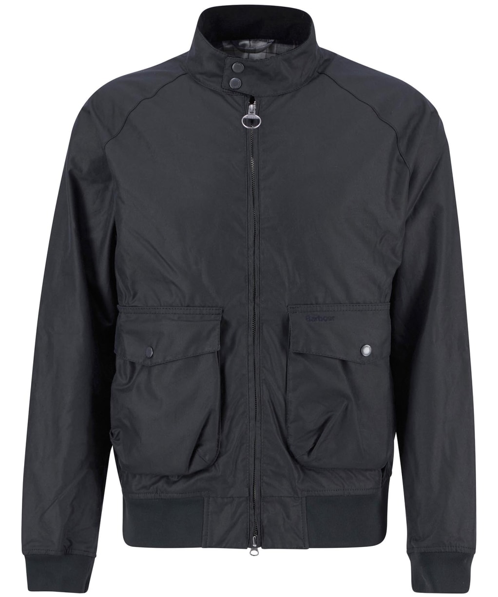 Men's Barbour Modern Royston Waxed Jacket - Navy
