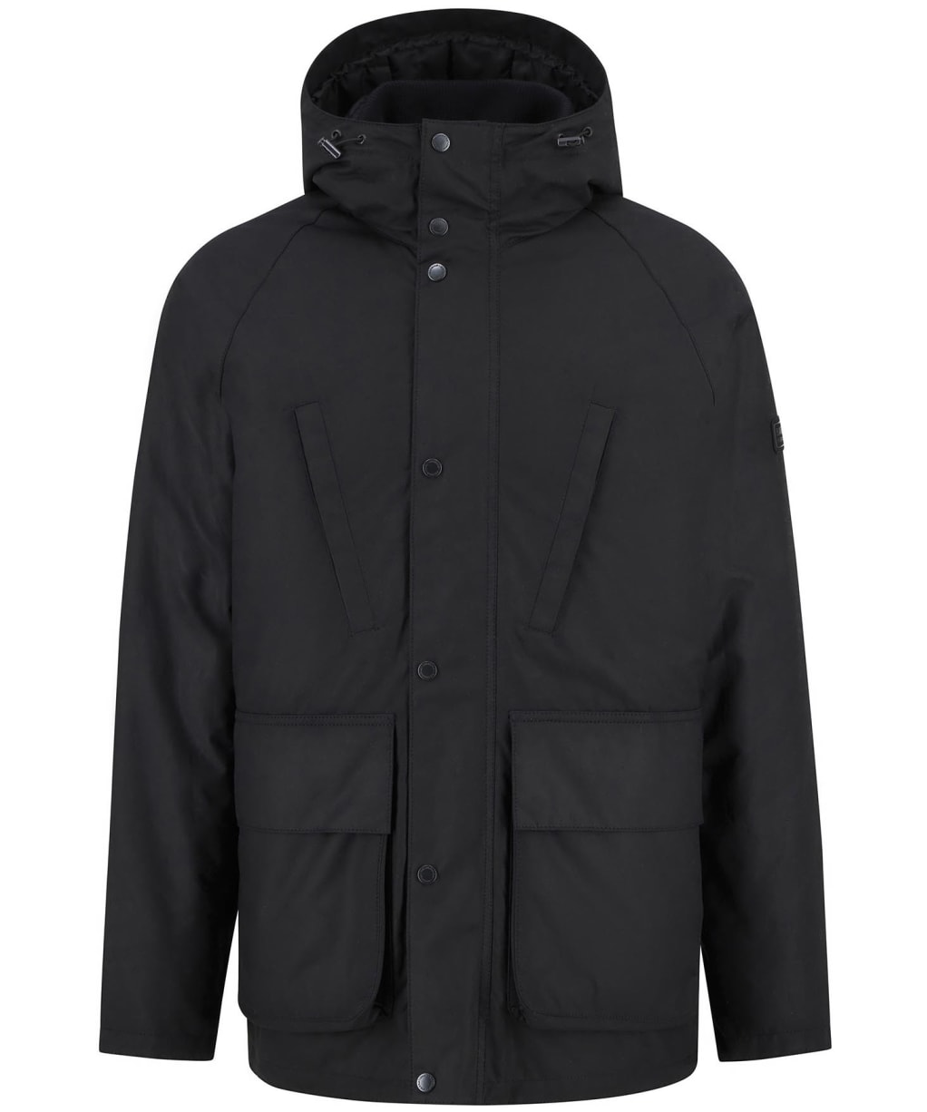 Men's Barbour International Oakdale Wax Jacket - Black