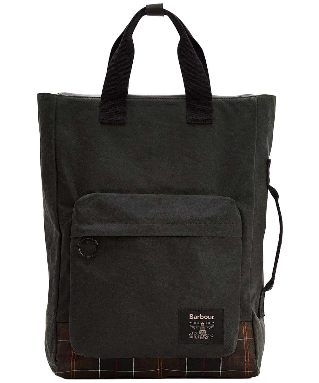 Barbour Field Wax Backpack - Sage / Classic