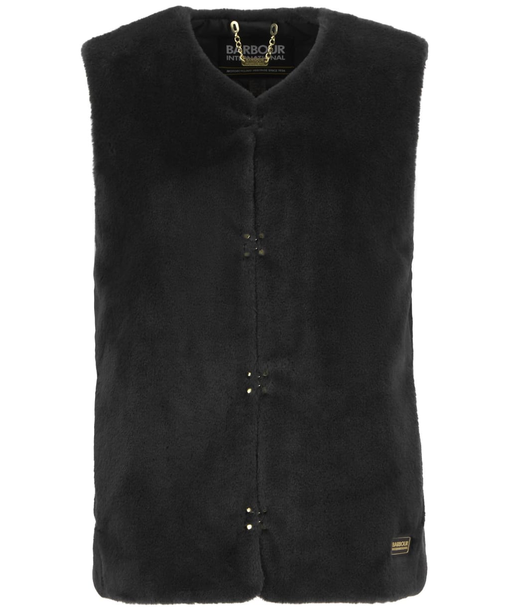 Mialn Fur Gilet - Black
