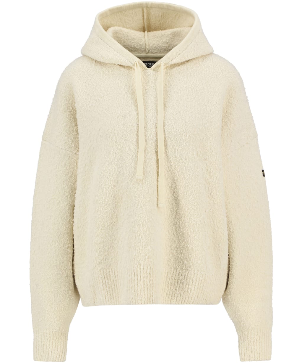 Women's Barbour International Katya Knitted Hoodie - Cloud