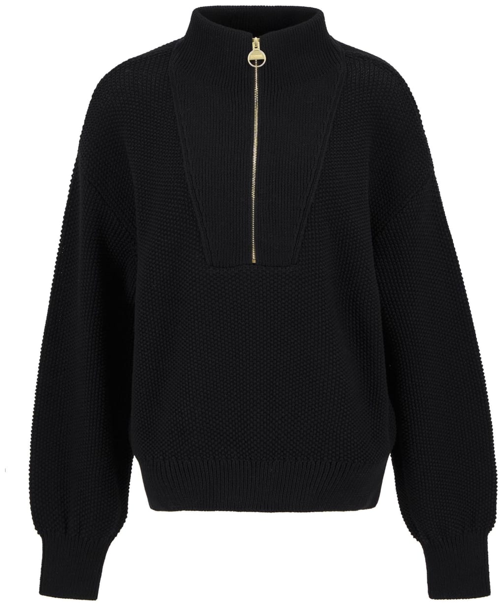Women's Barbour International Rae Knitted Jumper - Black