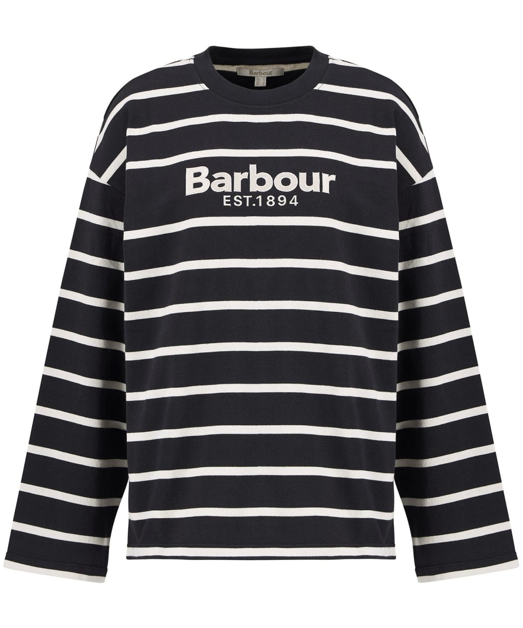Women's Barbour Maeve Top - Dark Navy / Ecru Stripe