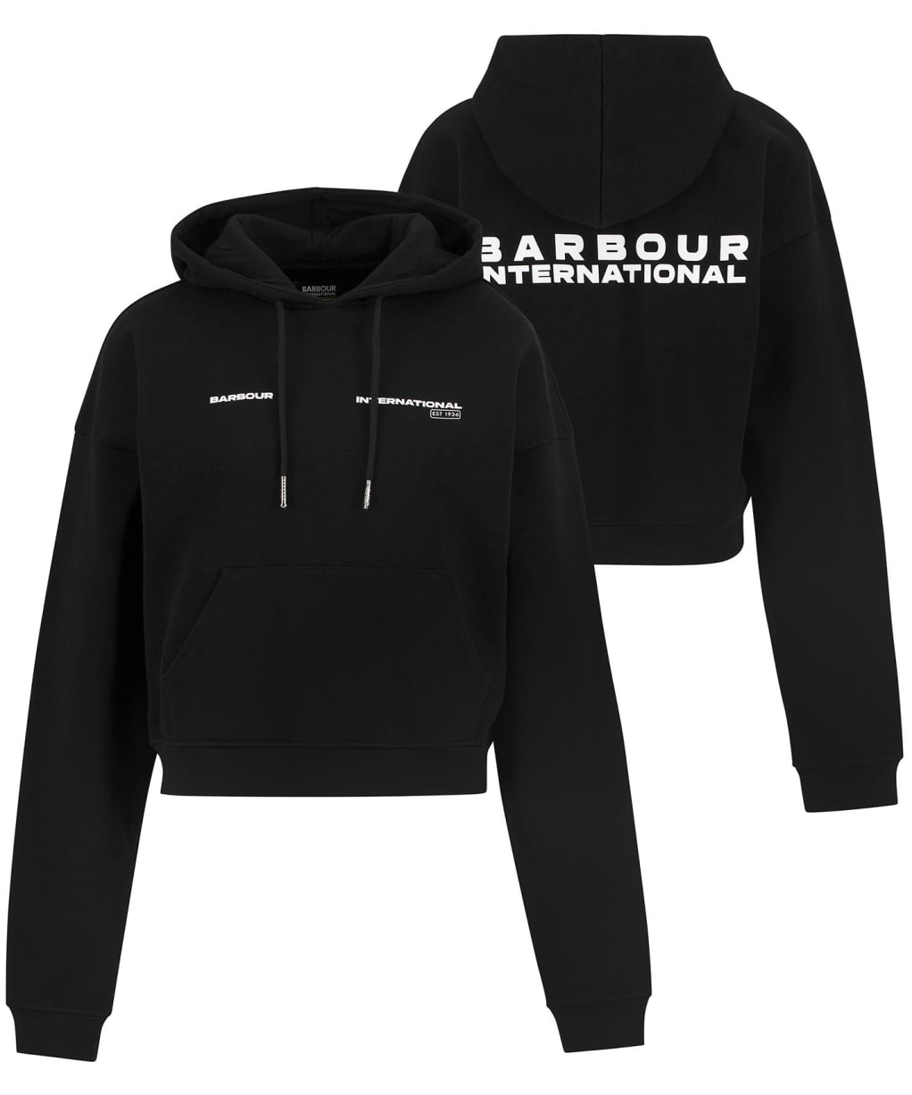 Women's Barbour International Ciara Hoodie - Black