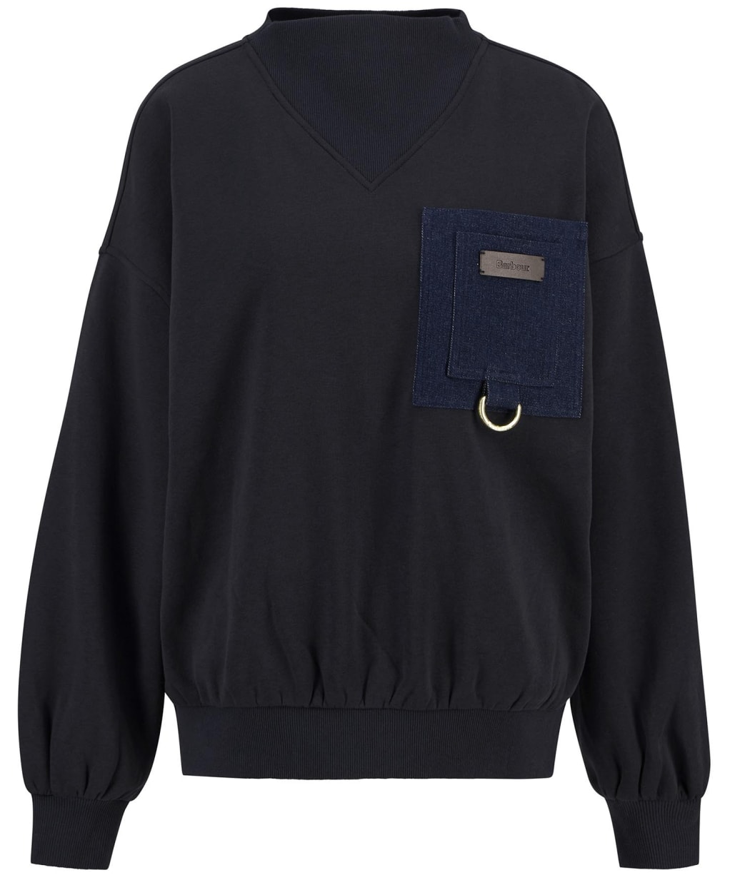 Women's Barbour Saima Sweatshirt - Dark Navy