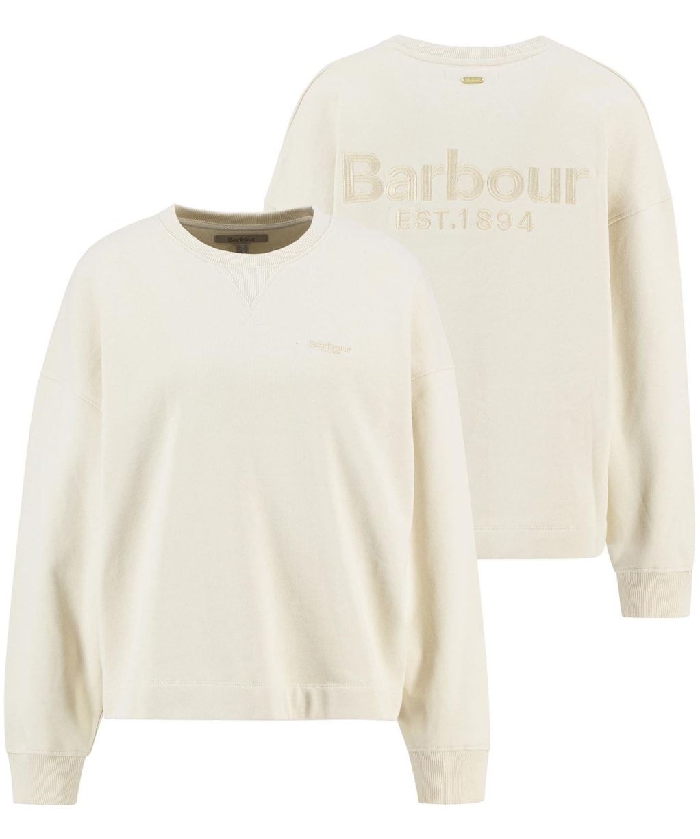 Women's Barbour Rosie Sweatshirt - Ecru