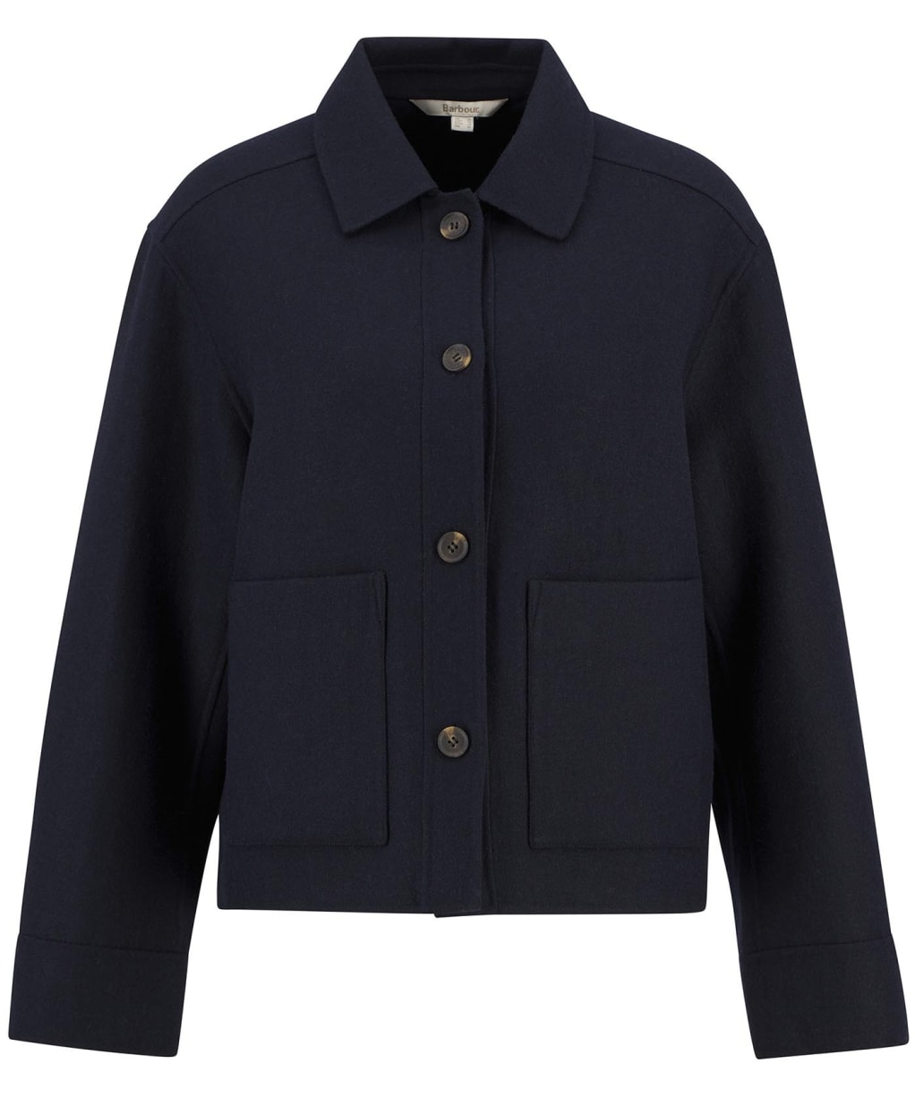 Women's Barbour Ashdon Overshirt - Dark Navy