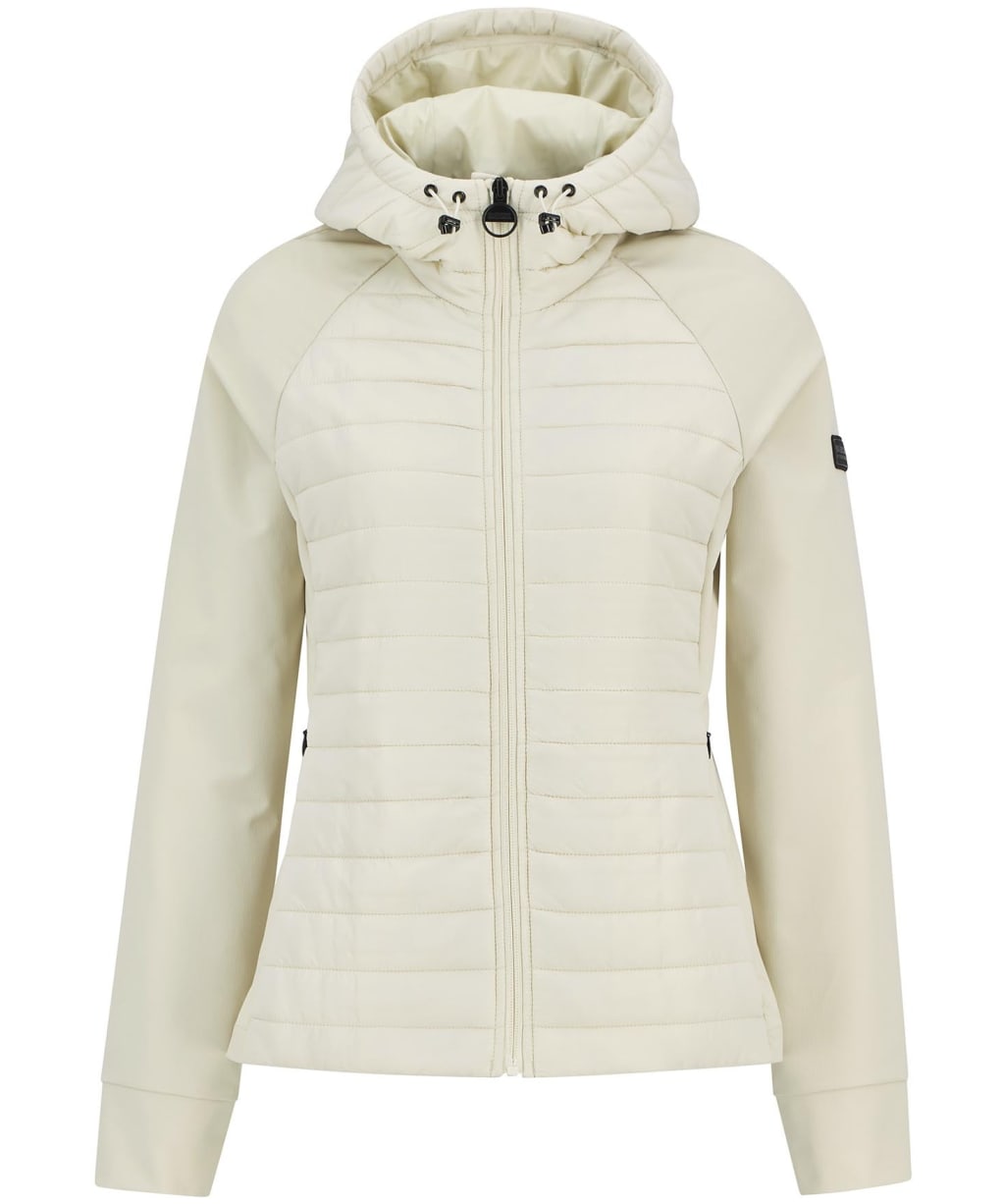 Women's Barbour International Valentina Quilted Sweat - Bone White