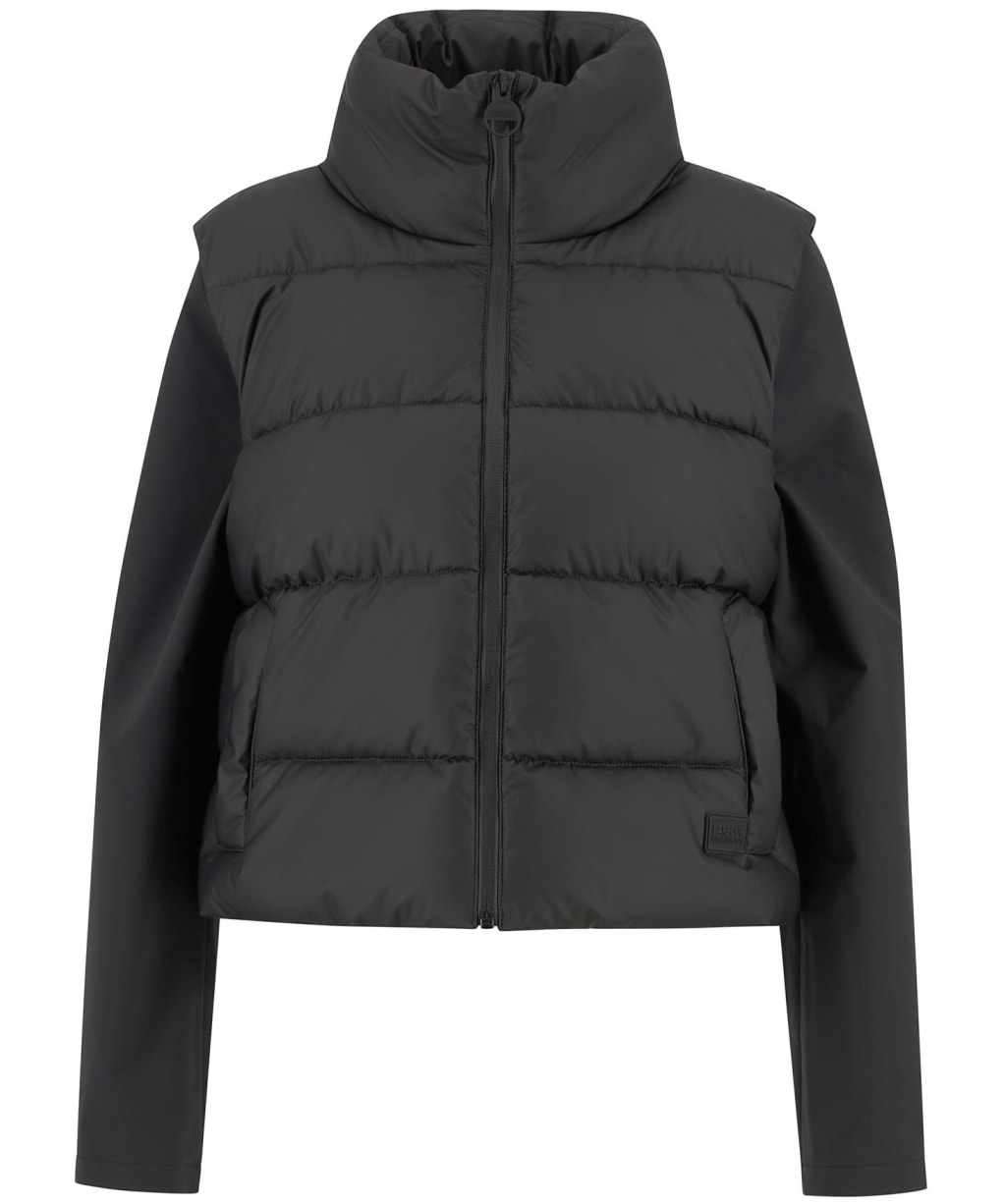 Women's Barbour International Phoenix Quilted Sweat - Black