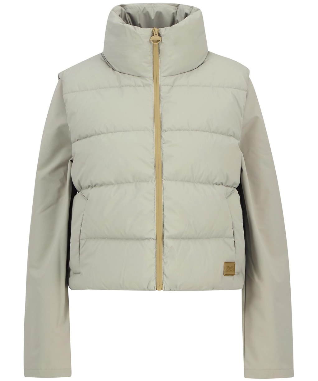 Women's Barbour International Phoenix Quilted Sweat - Glacier Grey