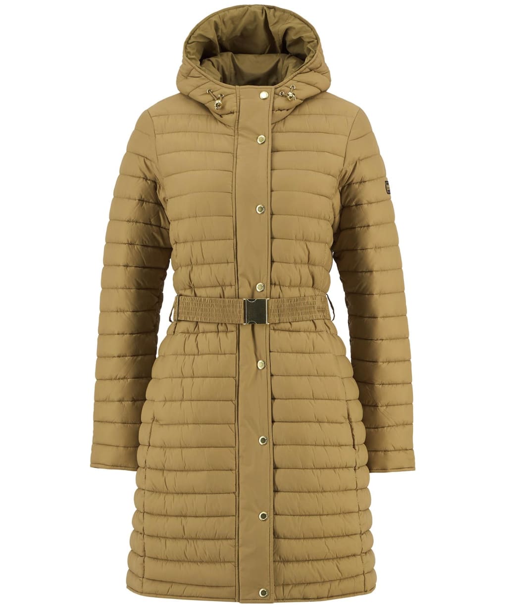 Women's Barbour International Longline Jada Puffer Jacket - Antique Bronze