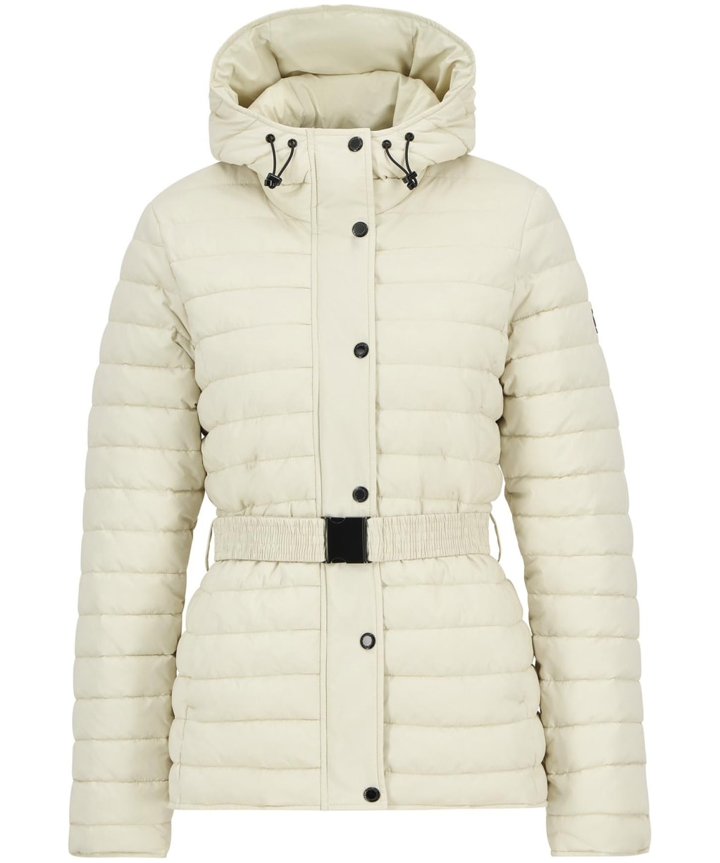 Women's Barbour International Jada Puffer Jacket - Bone White