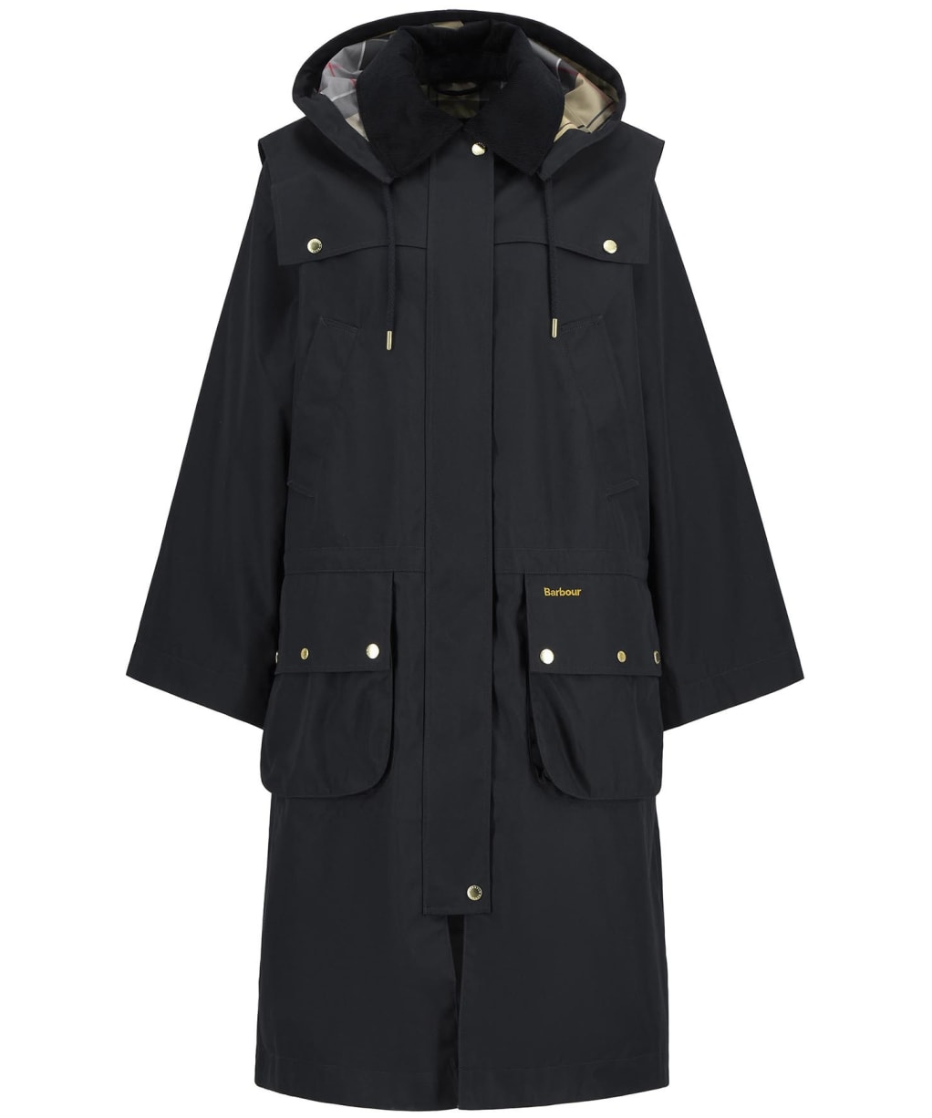 Women's Barbour Bilsdale Showerproof Jacket - Dark Navy / Dress Tartan