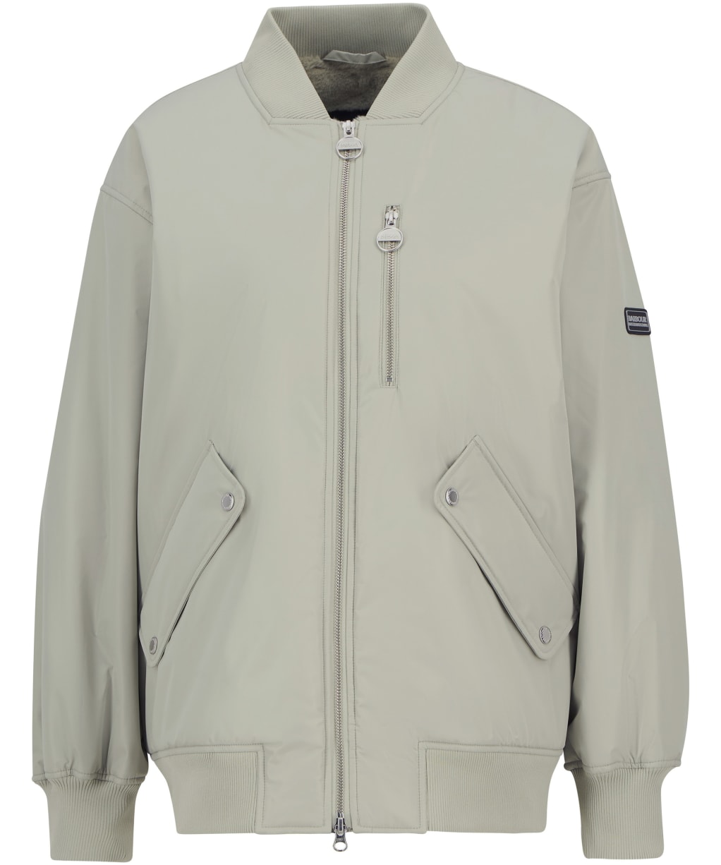 Women's Barbour International Kuala Showerproof Jacket - Glacier Grey
