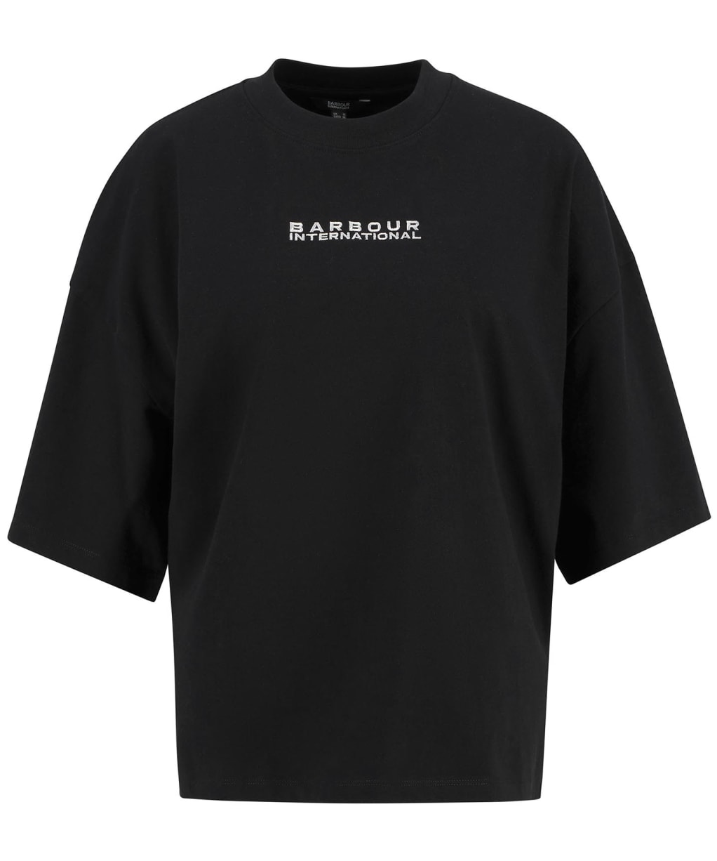 Women's Barbour International Katya T-Shirt - Black