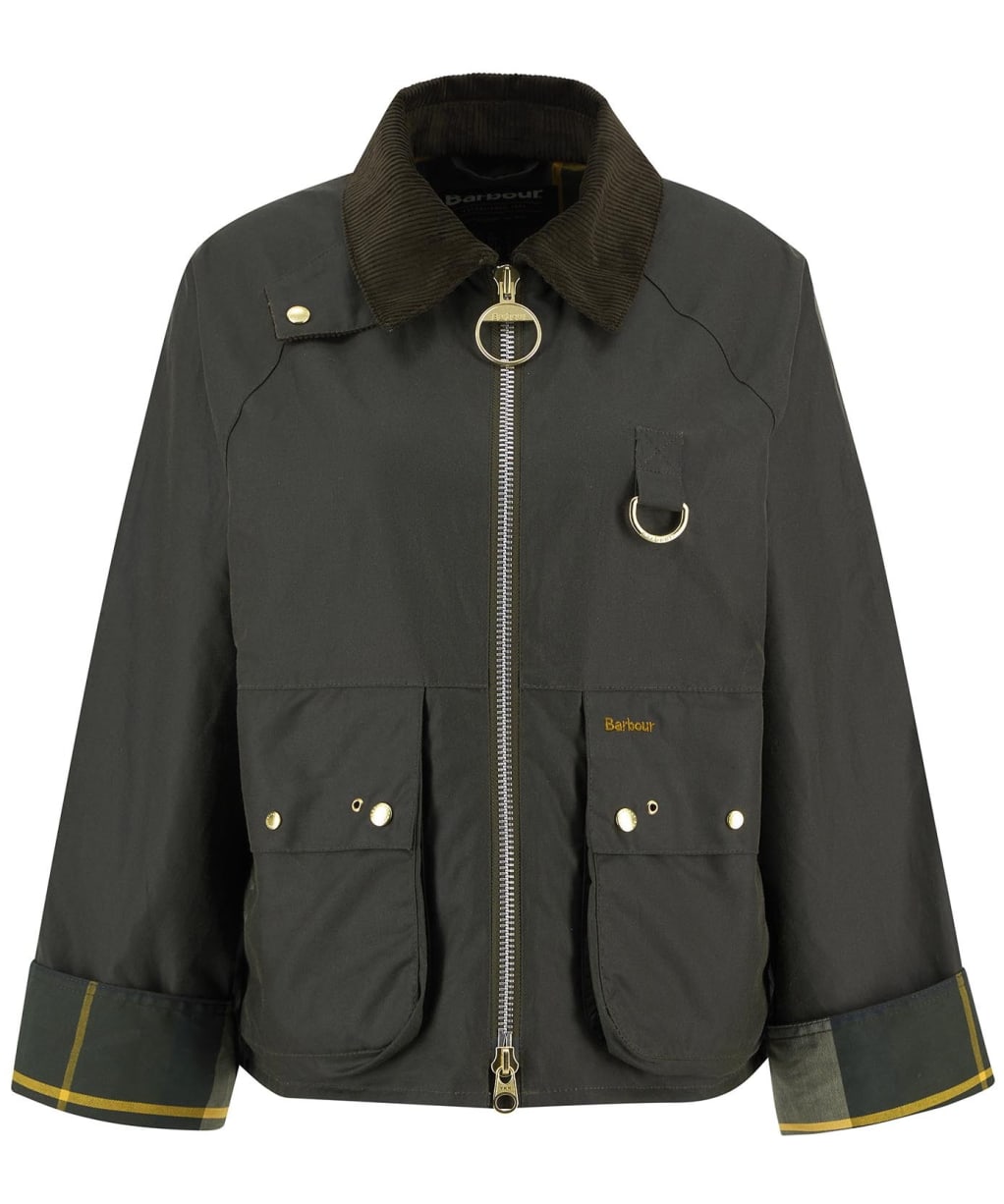 Women's Barbour Kearton Waxed Jacket - Archive Olive / Ancient