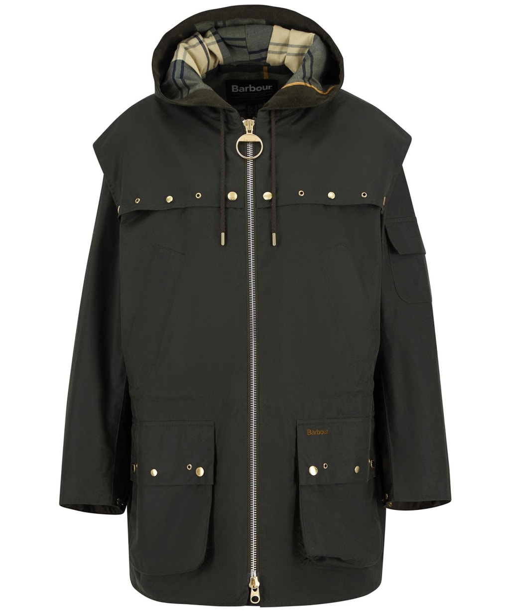 Women's Barbour Aberford Waxed Jacket - Archive Olive / Ancient