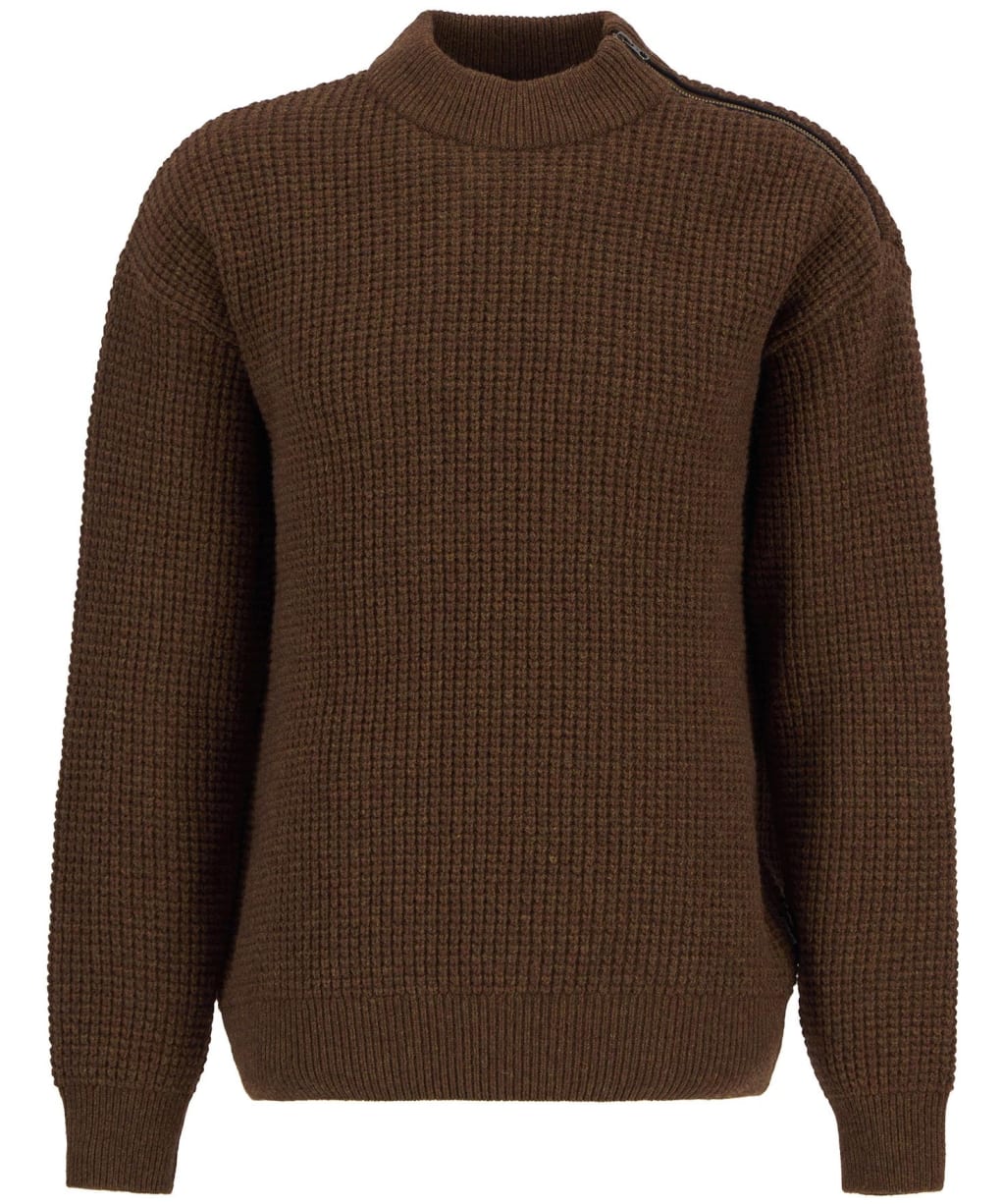 Men's Barbour Gearstone Textured Knit - Umber