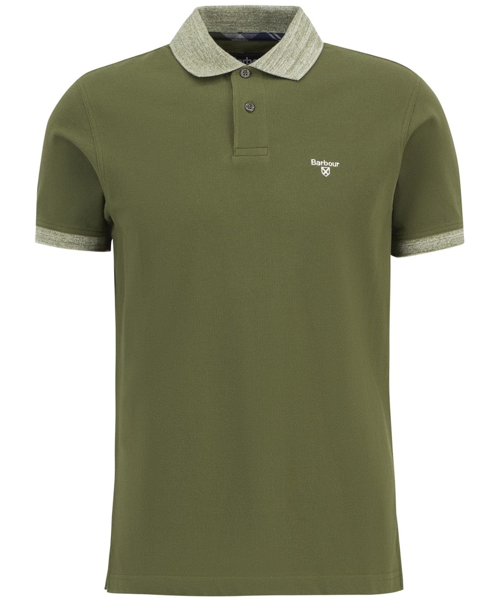 Men's Barbour Marlton Tailored Fit Polo Shirt - Wintermoss