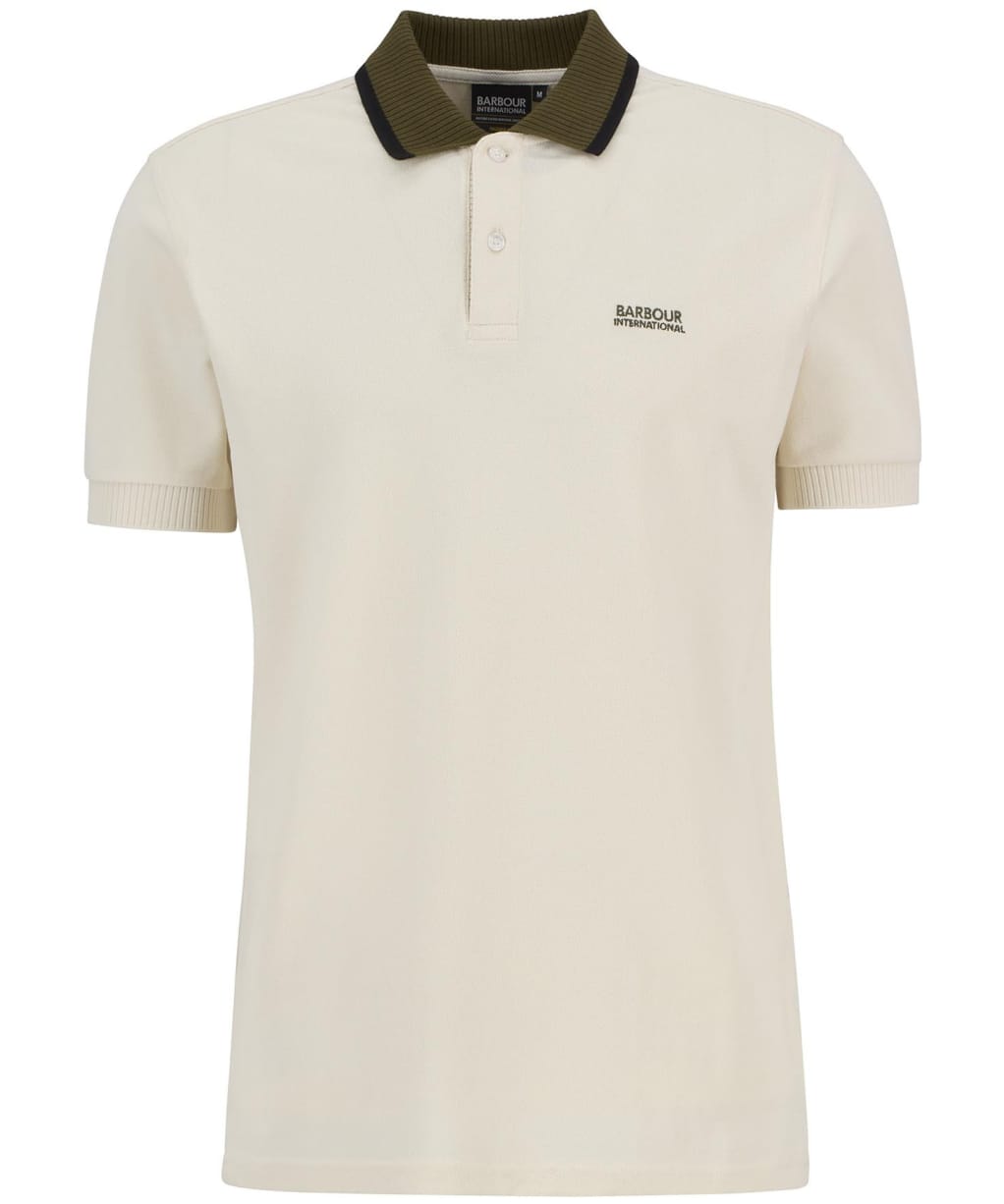 Men's Barbour International Muller Polo Shirt - Whisper White